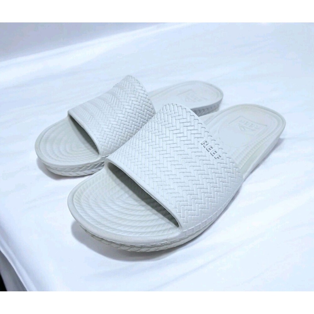Reef Water Scout Sandals Women's Size 11 Gray Slide Casual Summer Shoes